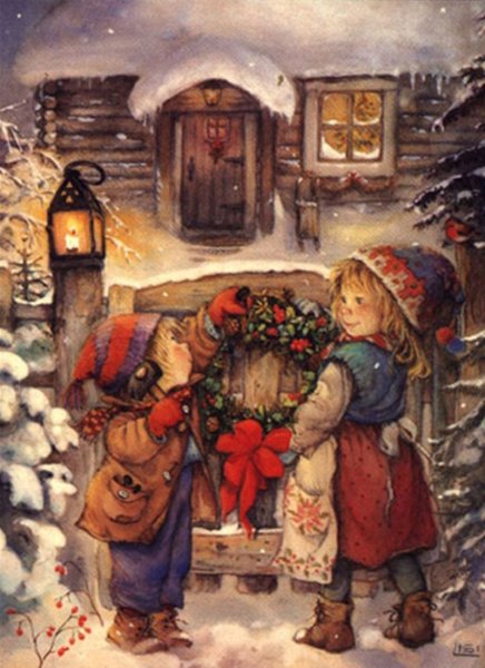 Рождественские иллюстрации Лизи Мартин