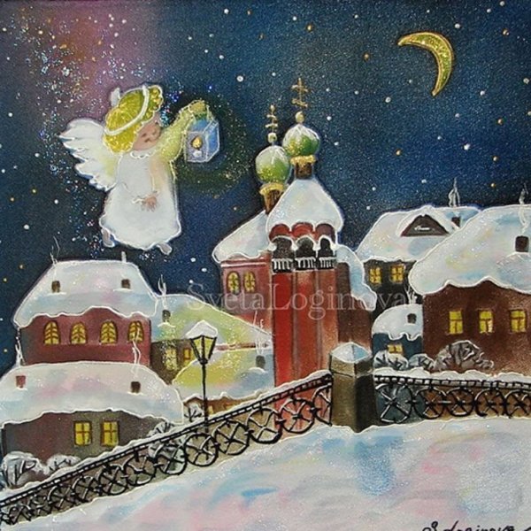 Сюжетная композиция Рождество