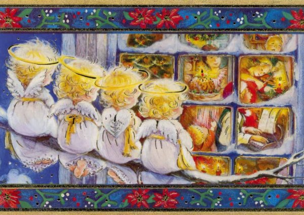 Открытки со святым вечером перед Рождеством