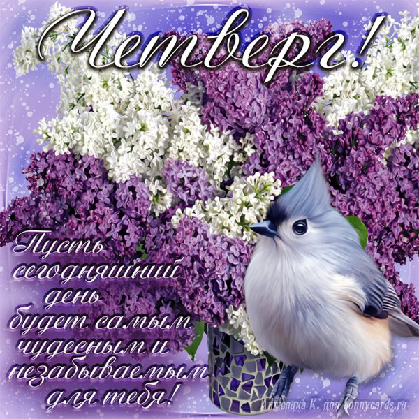 Открытки с пожеланием удачного четверга