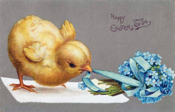 Винтажная Пасхальная открытка