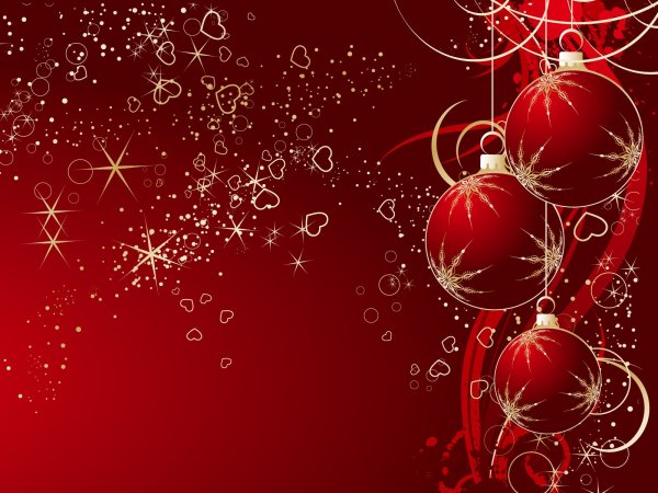 Красивый новогодний фон