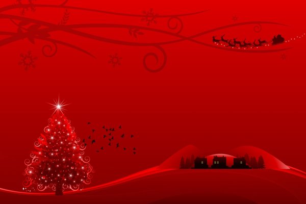 Новый год красный