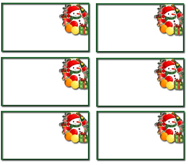 Новогодние ценники