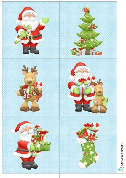 Новогодние карточки для детей