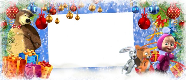 Новогодний фон для фотошопа детский