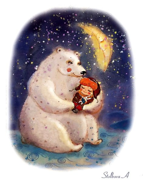 Анастасия Столбова иллюстрации Рождество