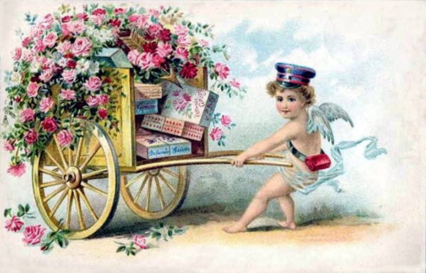 Винтажная открытка