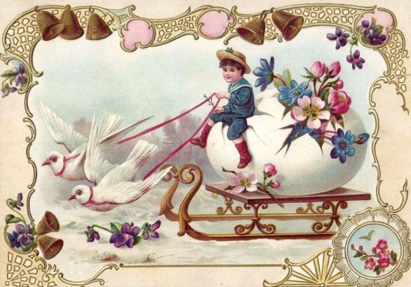 Старинные открытки с днем рождения