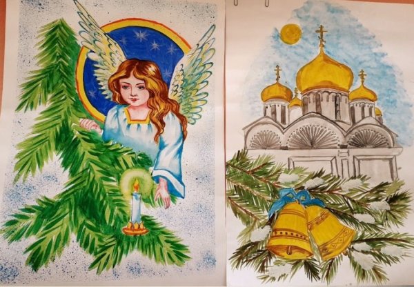 Рождение Иисуса Христа вертеп рисунок