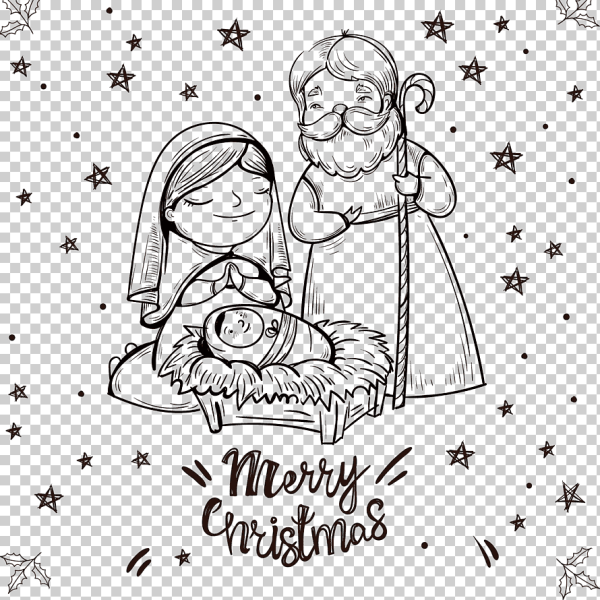 Рисунок на тему Рождество