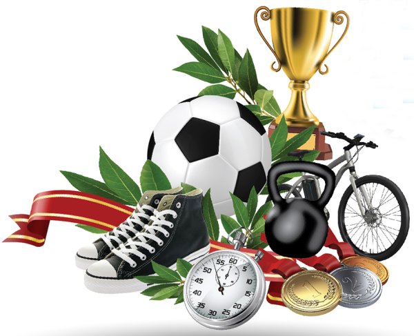 Открытка «на спорте!»