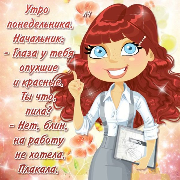 Утро понедельника приколы