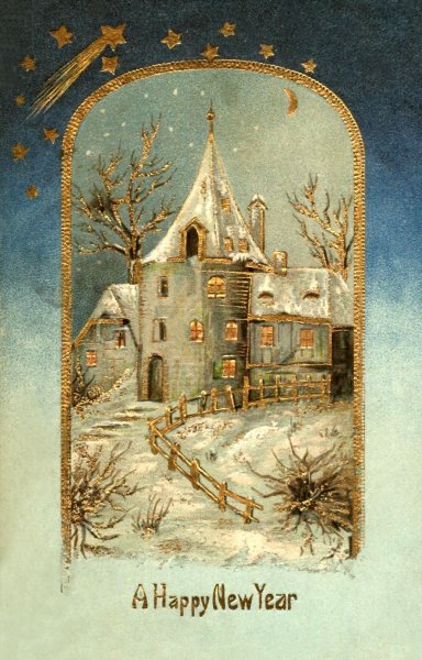 Старинные новогодние открытки