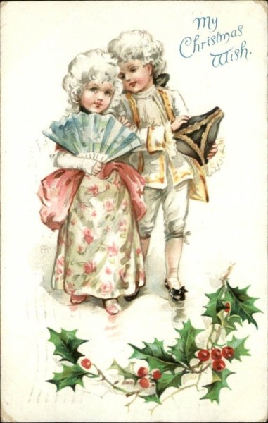 Рождество открытка Винтаж