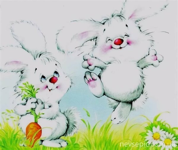 Новогоднее поздравление с зайчиком