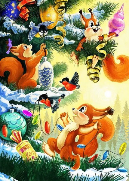 Зарубин художник открытки Медвежонок