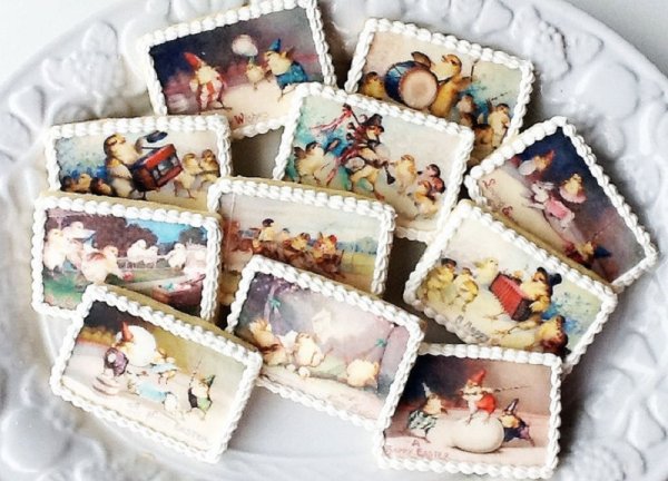 Торт для девочки кремовый круглый