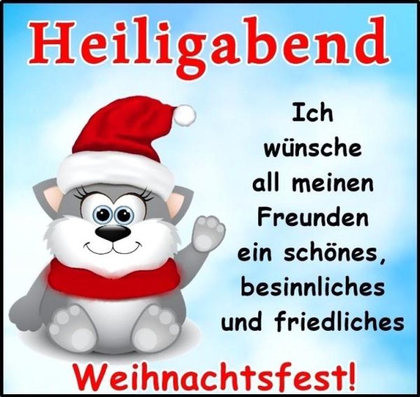 Heiligabend поздравления