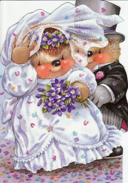 Винтажные открытки с мишками