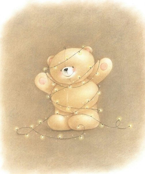 Мишки Forever friends с новым годом