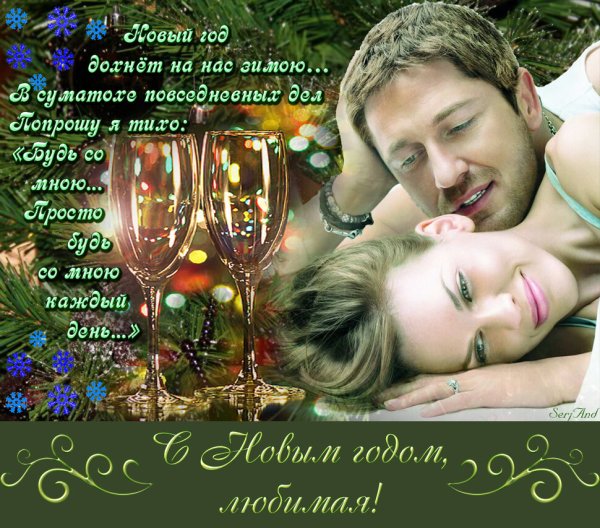 Поздравление с новым годом любимому мужчине