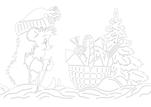 Новогодние вытынанки по щучьему велению