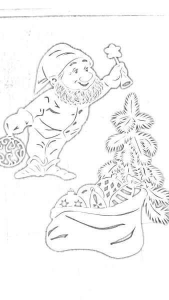 Вытынанки новогодние советские