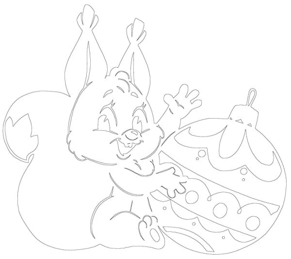 Новогодние композиции на окна из бумаги