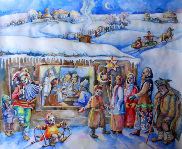 Сочельник Святки колядки