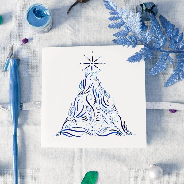 Новогодняя каллиграфия