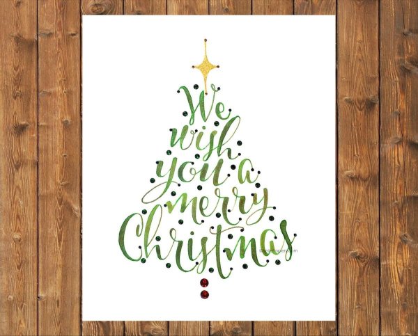 Новогодние поздравления каллиграфия