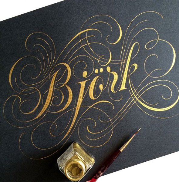 Каллиграфия открытки