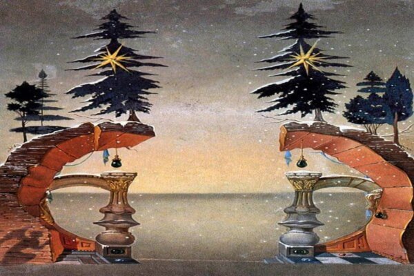 Сальвадор дали Рождественская открытка