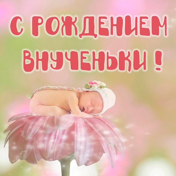 Поздравляю с рождением внучки