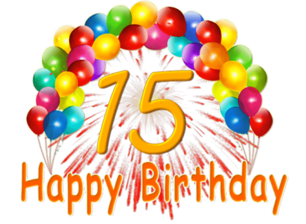 С днёмрождениядевочке 15 лет