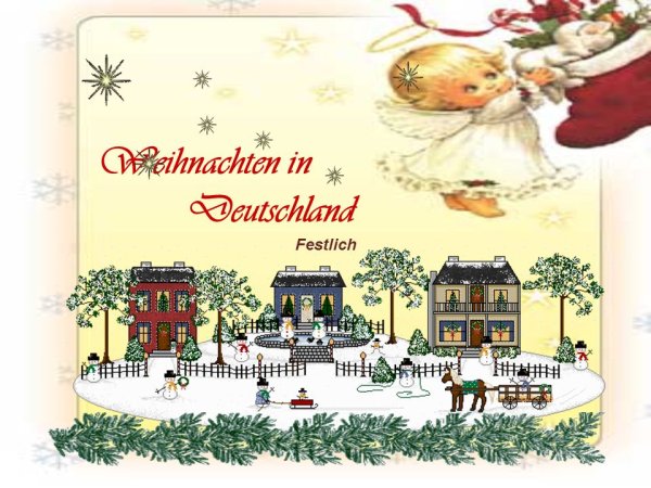 Weihnachten картинки на немецком