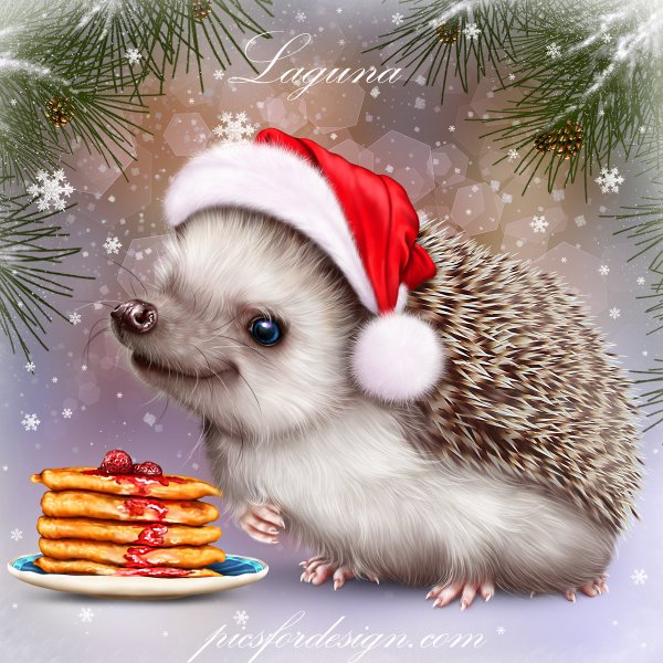 Новогодний Ежик