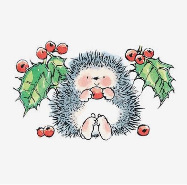 Иллюстрации ежиков Penny Black