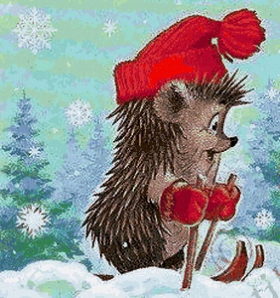 Зимний Ёжик