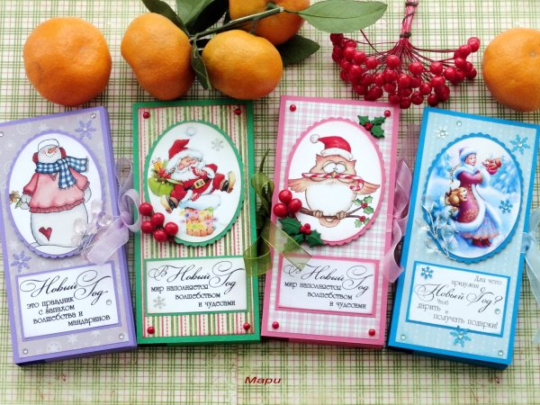 Шоколадница Скрапбукинг новый год