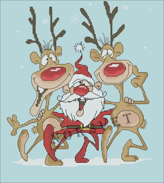 Веселые новогодние открытки