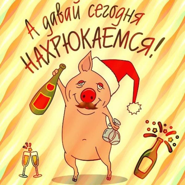 С новым годом свиньи