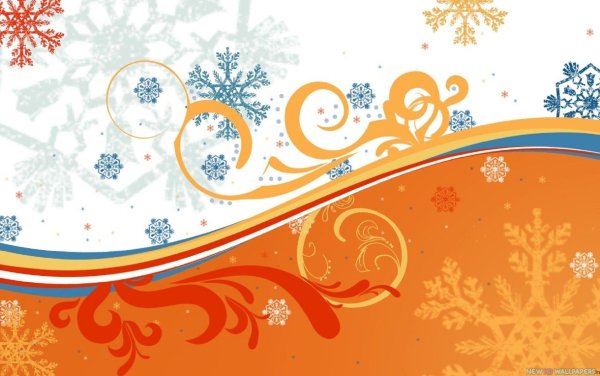 Зима снежинки