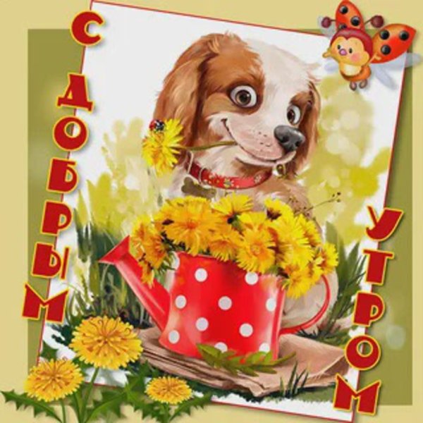 Детские открытки с добрым утром