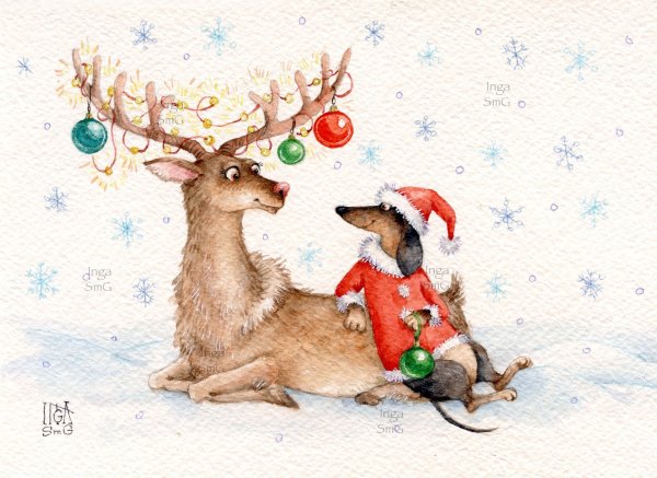 Инга Измайлова таксы новый год