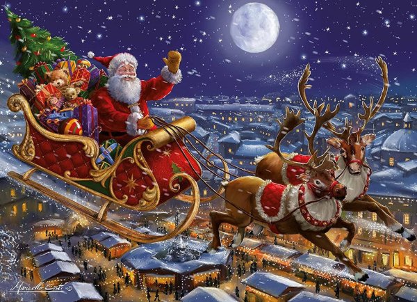 Рождественские иллюстрации Marcello corti