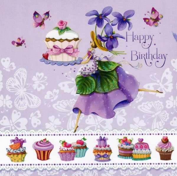 Дизайнерская картинка с днем рождения