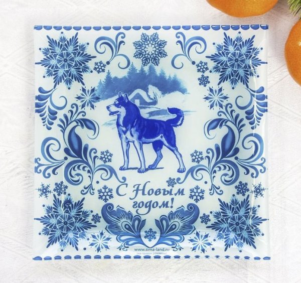 Гжель новый год
