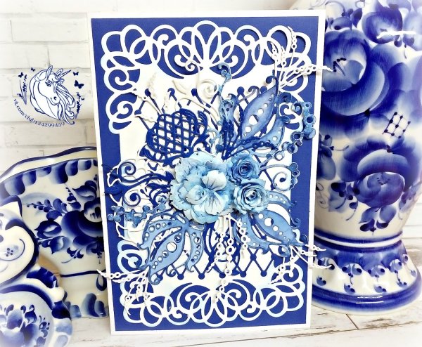 Гжельская роспись веры Шимбирёвой